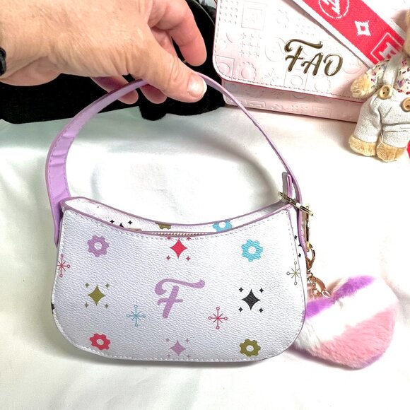 FAO Schwarz Kids 3 Purse Wardrobe Bundle in Pink, Black and White - Picture 14 of 16